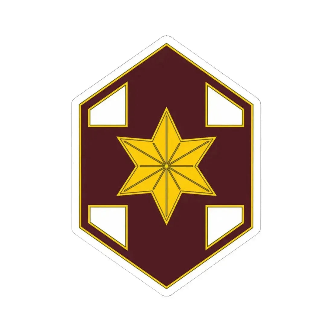 804 Medical Brigade 2 (U.S. Army) STICKER Vinyl Kiss-Cut Decal 4 Inch White - The Sticker Space