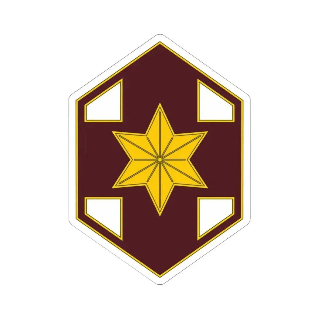 804 Medical Brigade 2 (U.S. Army) STICKER Vinyl Kiss-Cut Decal 6 Inch White - The Sticker Space