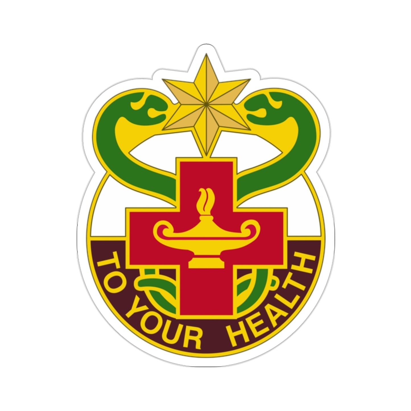 804 Medical Brigade 3 (U.S. Army) STICKER Vinyl Die-Cut Decal-2 Inch-The Sticker Space