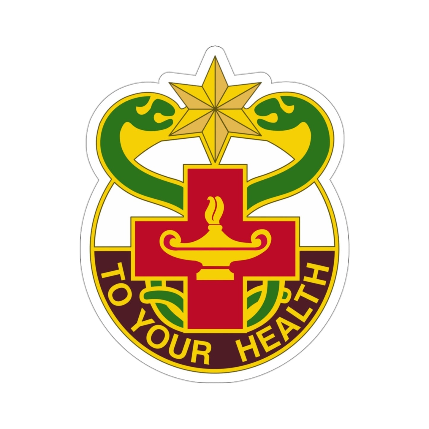 804 Medical Brigade 3 (U.S. Army) STICKER Vinyl Die-Cut Decal-3 Inch-The Sticker Space