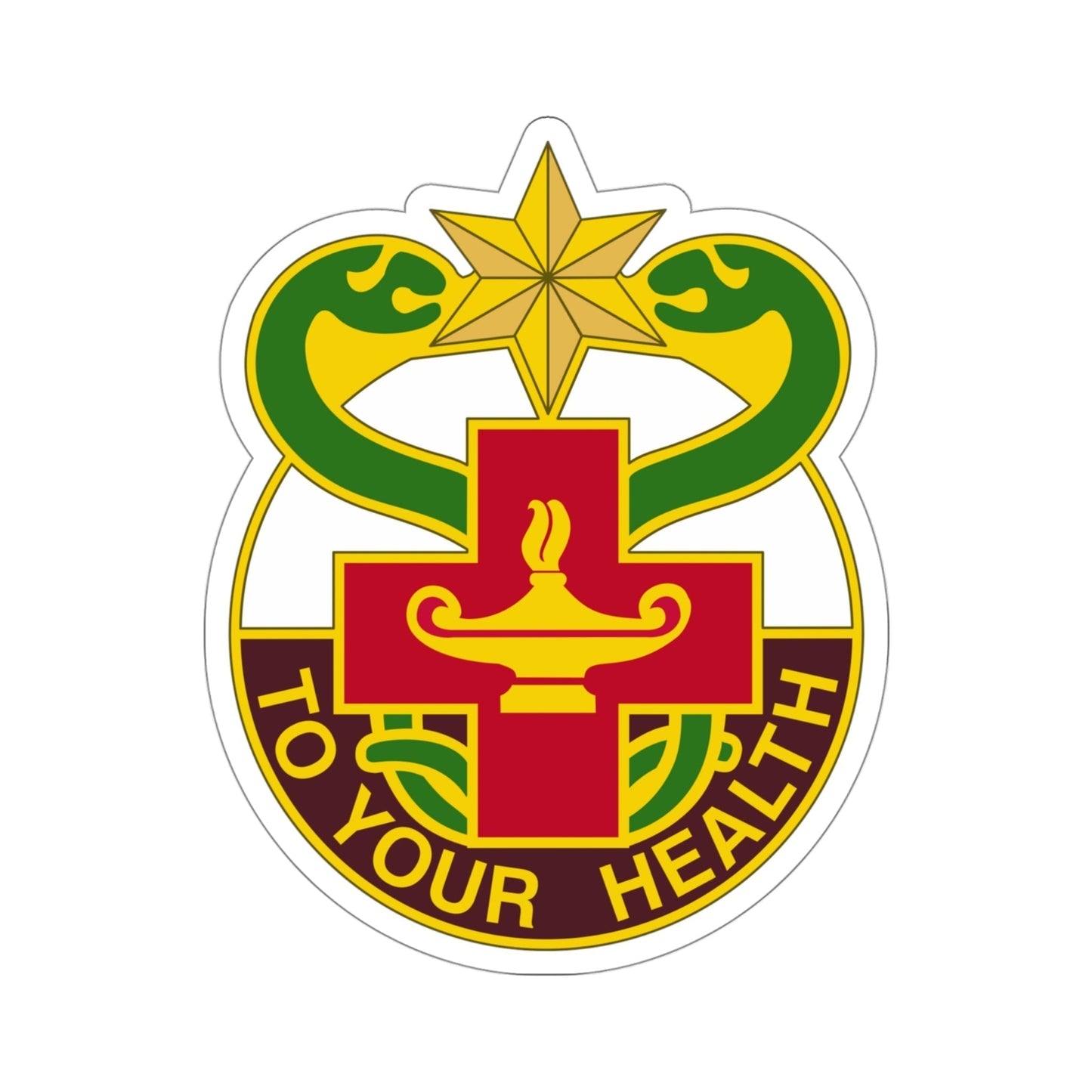 804 Medical Brigade 3 (U.S. Army) STICKER Vinyl Die-Cut Decal-4 Inch-The Sticker Space