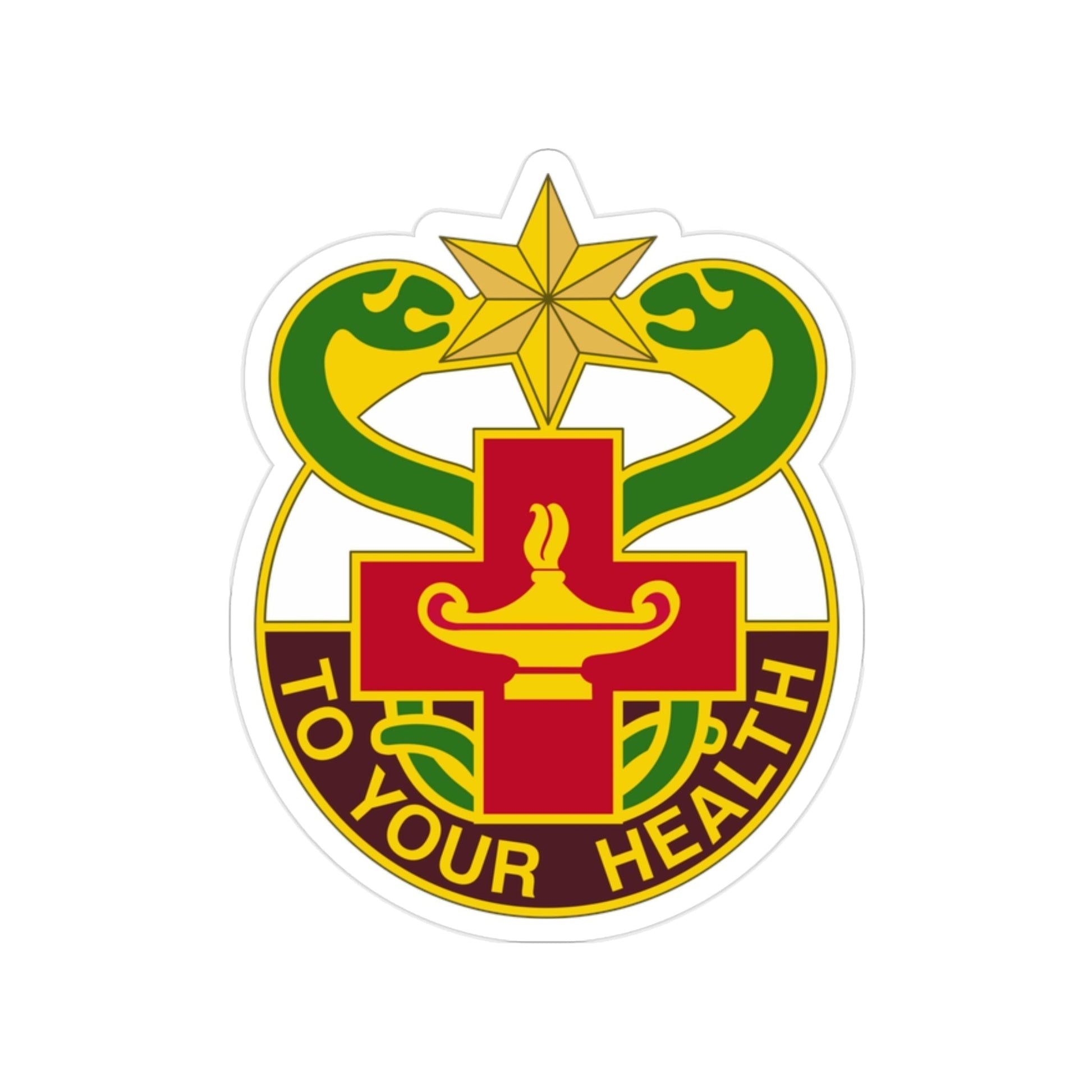 804 Medical Brigade 3 (U.S. Army) Transparent STICKER Die-Cut Vinyl Decal-2 Inch-The Sticker Space