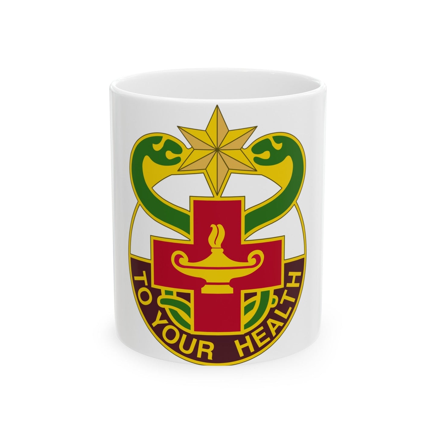 804 Medical Brigade 3 (U.S. Army) White Coffee Mug-11oz-The Sticker Space