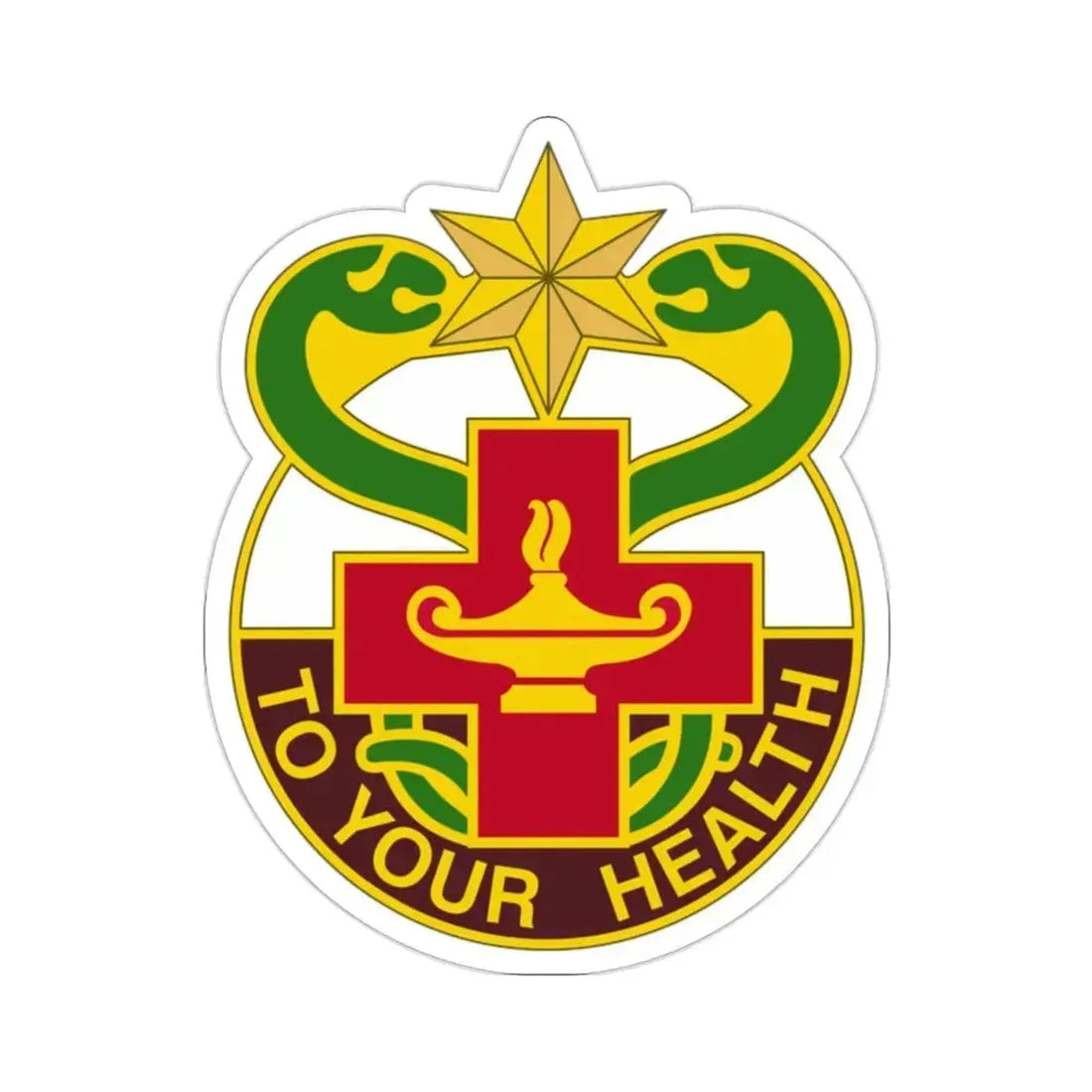 804 Medical Brigade 3 (U.S. Army) STICKER Vinyl Die-Cut Decal 2 Inch - The Sticker Space
