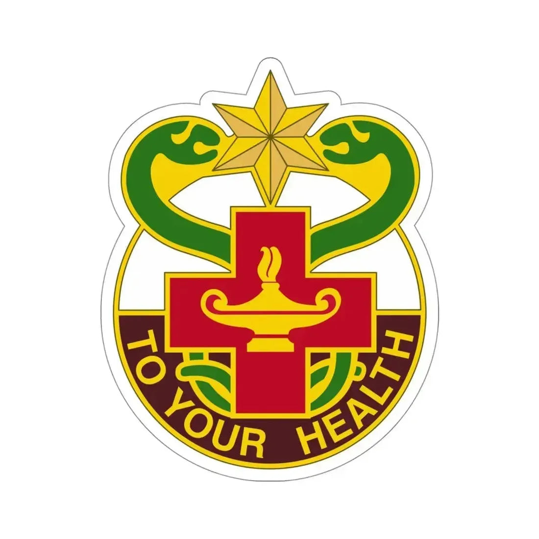 804 Medical Brigade 3 (U.S. Army) STICKER Vinyl Die-Cut Decal 4 Inch - The Sticker Space