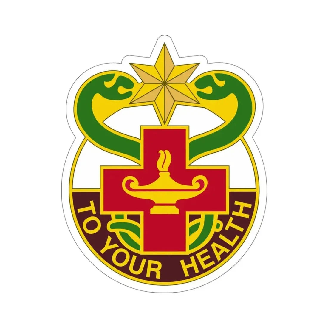 804 Medical Brigade 3 (U.S. Army) STICKER Vinyl Die-Cut Decal - The Sticker Space