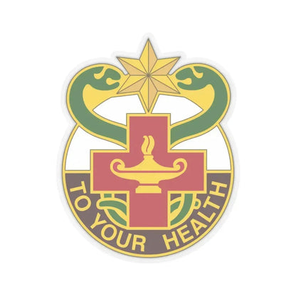 804 Medical Brigade 3 (U.S. Army) STICKER Vinyl Kiss-Cut Decal 4 Inch Transparent - The Sticker Space