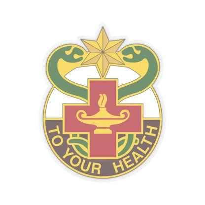 804 Medical Brigade 3 (U.S. Army) STICKER Vinyl Kiss-Cut Decal 6 Inch Transparent - The Sticker Space