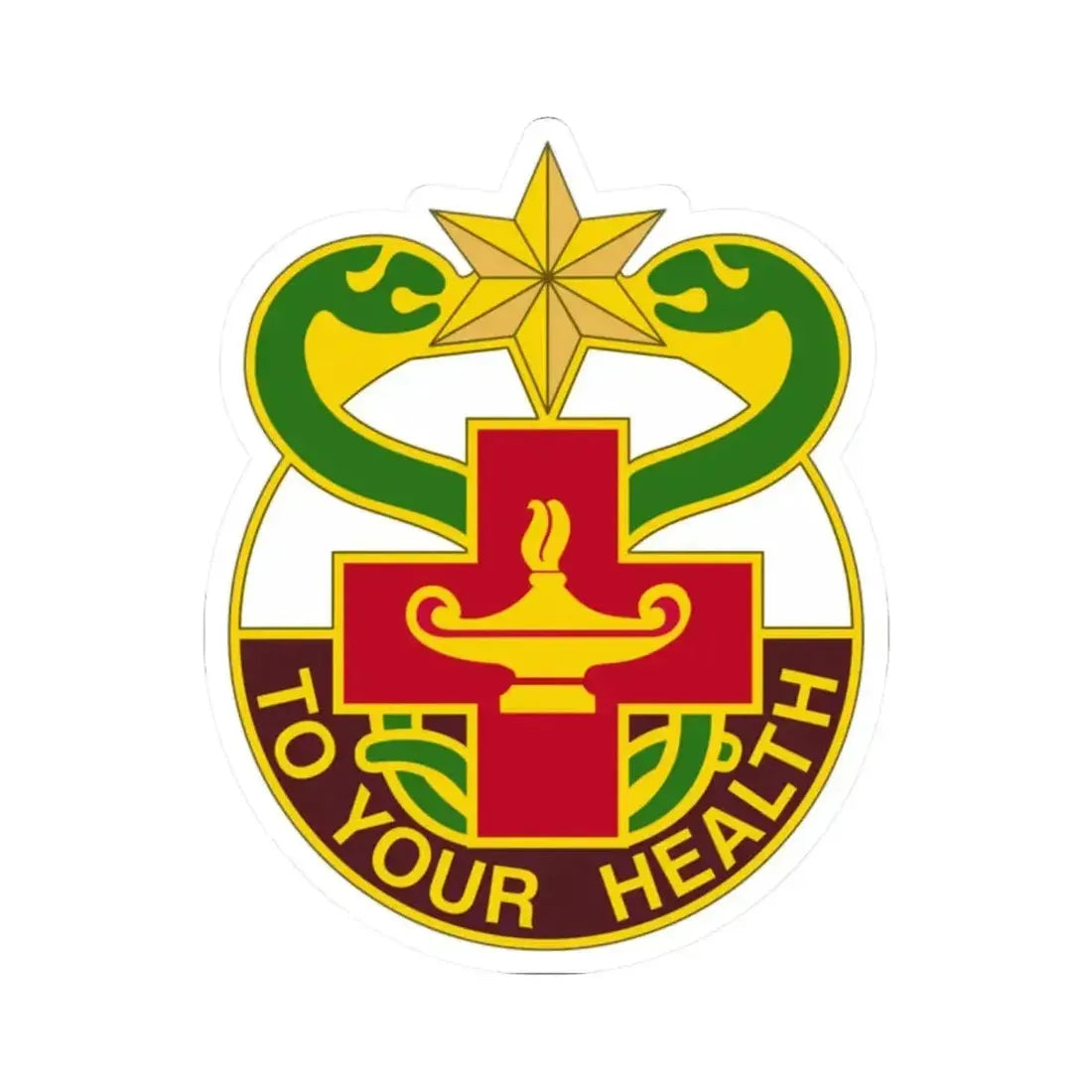 804 Medical Brigade 3 (U.S. Army) STICKER Vinyl Kiss-Cut Decal - The Sticker Space