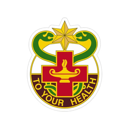804 Medical Brigade 3 (U.S. Army) Transparent STICKER Die-Cut Vinyl Decal 4 Inch - The Sticker Space