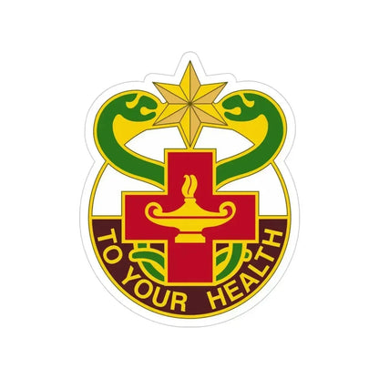 804 Medical Brigade 3 (U.S. Army) Transparent STICKER Die-Cut Vinyl Decal 4 Inch - The Sticker Space