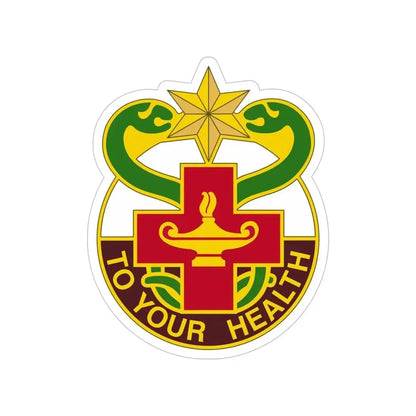 804 Medical Brigade 3 (U.S. Army) Transparent STICKER Die-Cut Vinyl Decal - The Sticker Space