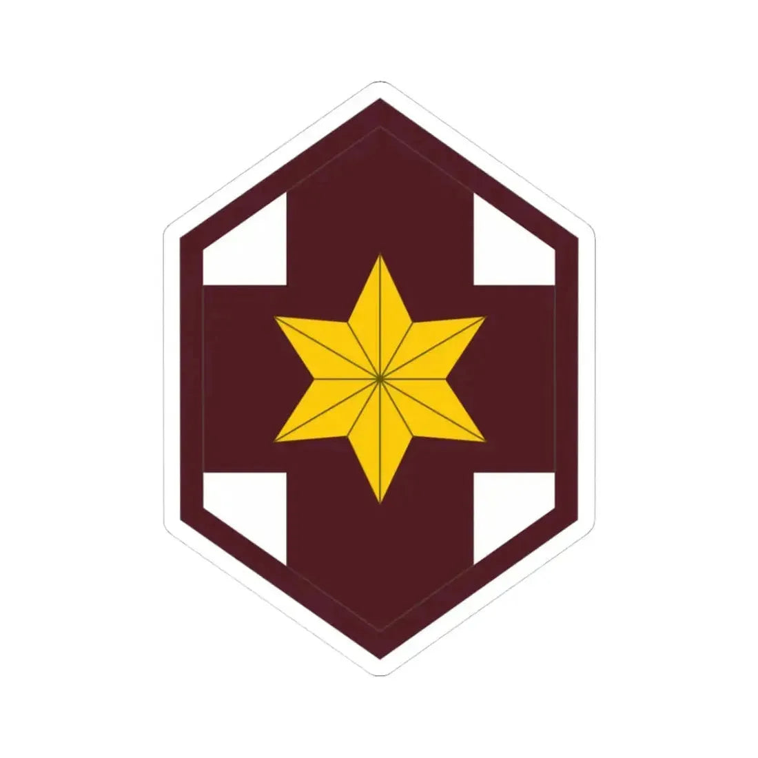 804 Medical Brigade (U.S. Army) STICKER Vinyl Kiss-Cut Decal 3 Inch White - The Sticker Space