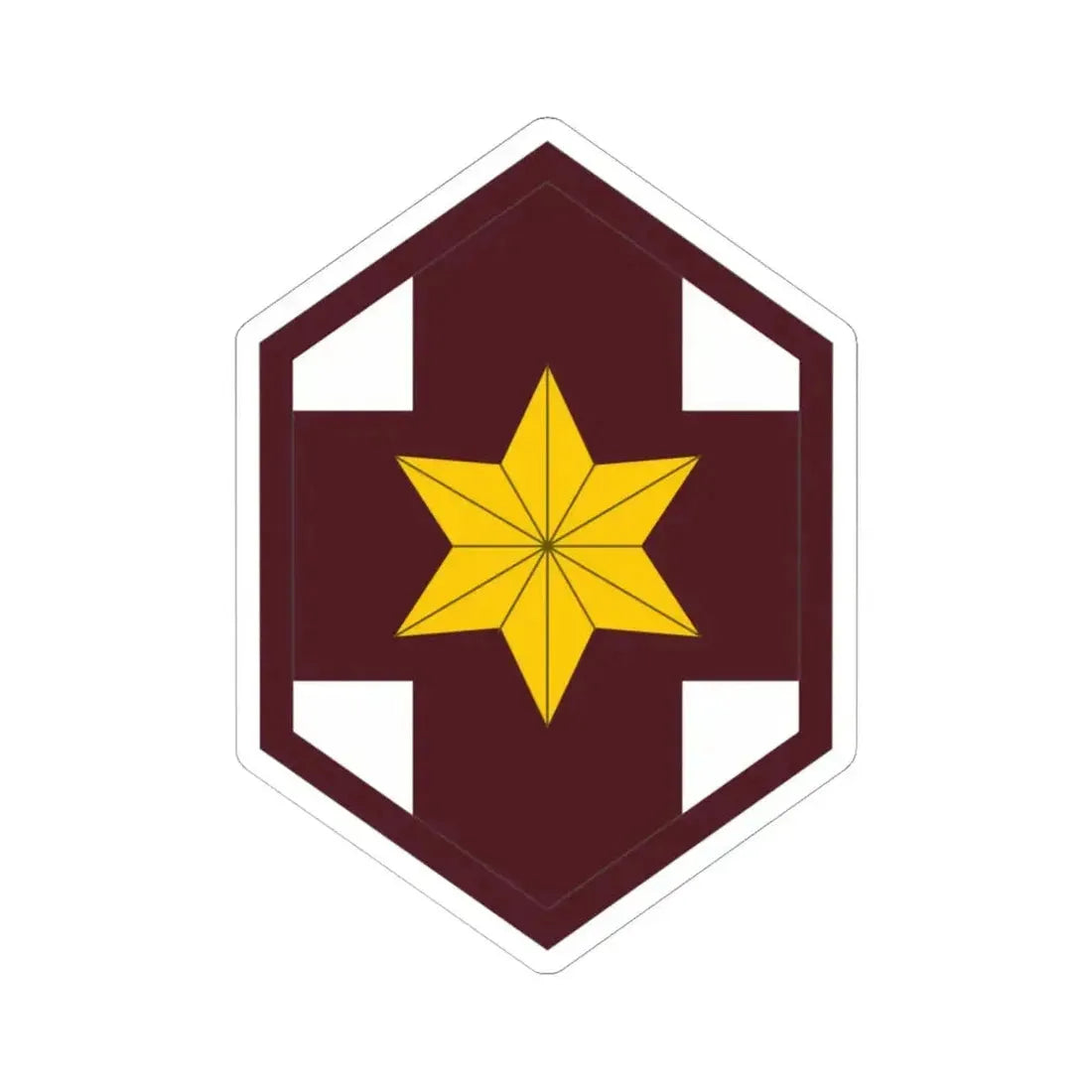 804 Medical Brigade (U.S. Army) STICKER Vinyl Kiss-Cut Decal 6 Inch White - The Sticker Space