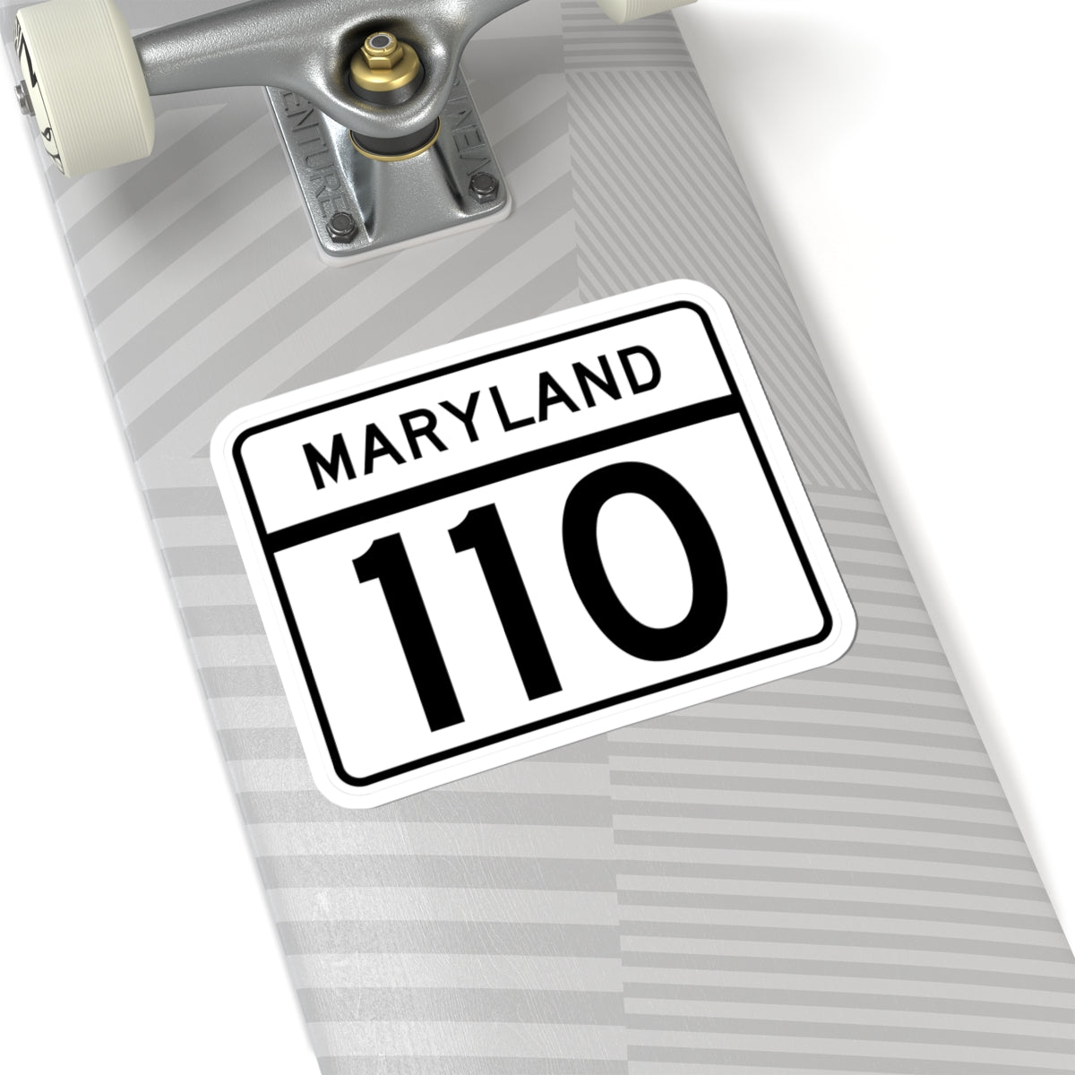 MD Route 110 (Maryland) (Road Sign) STICKER Vinyl Kiss-Cut Decal