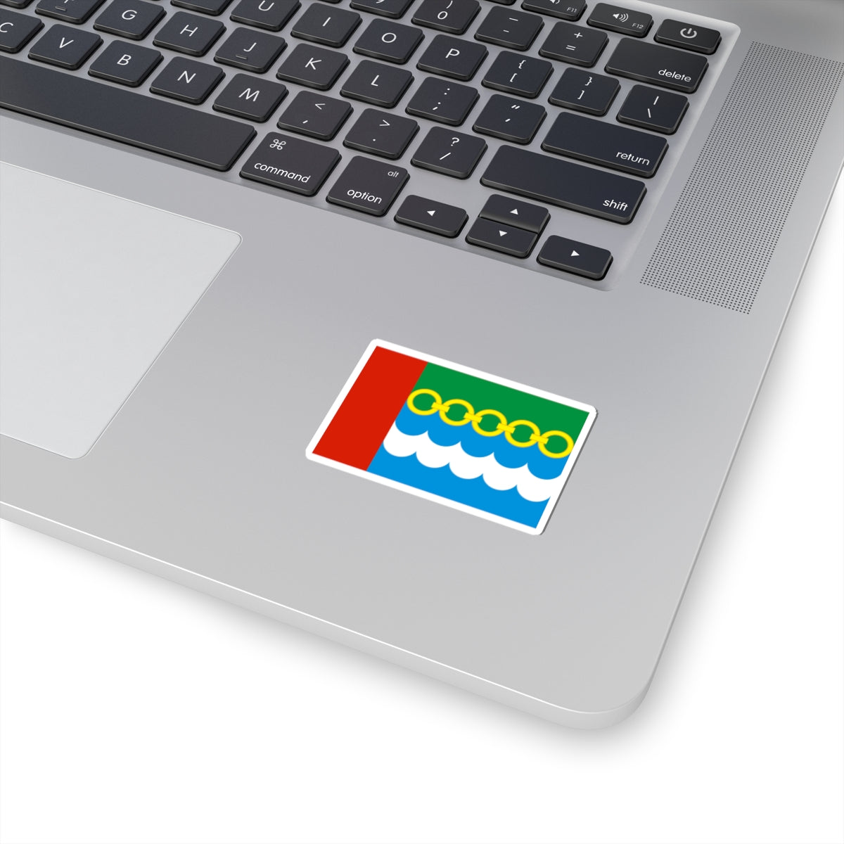 Flag of Klishinskoe Moscow oblast 2009 (Russia) STICKER Vinyl Kiss-Cut Decal