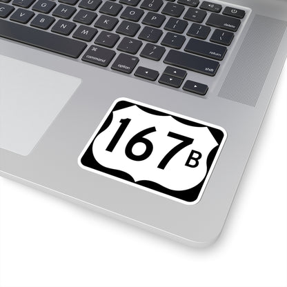 US 167B (Arkansas) (Road Sign) STICKER Vinyl Kiss-Cut Decal