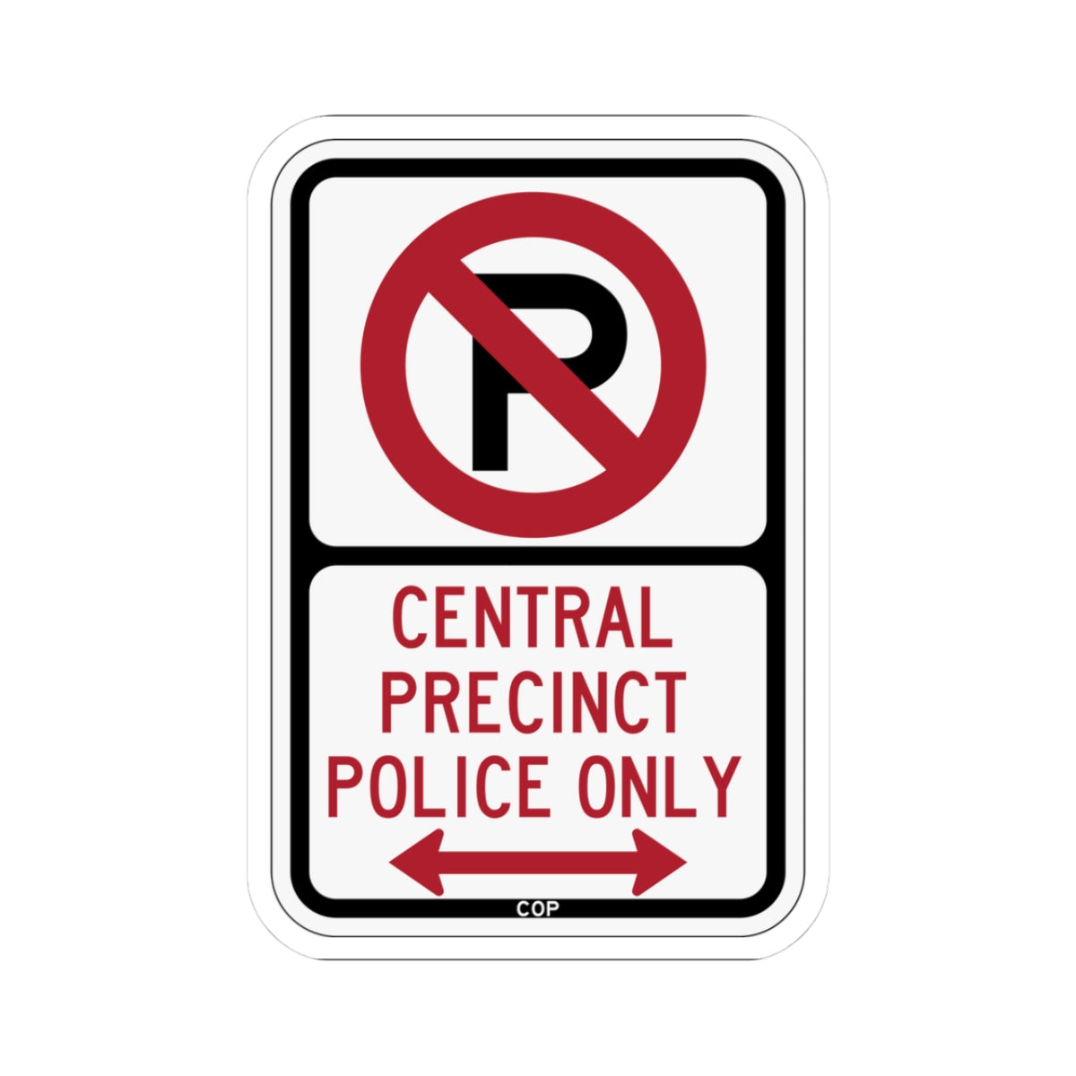 PBOT Road sign P4070D (Oregon) (Road Sign) STICKER Vinyl Kiss-Cut Decal