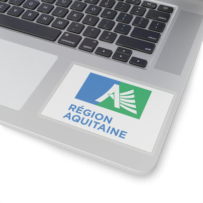 Flag of Aquitaine France 2 - STICKER Vinyl Kiss-Cut Decal