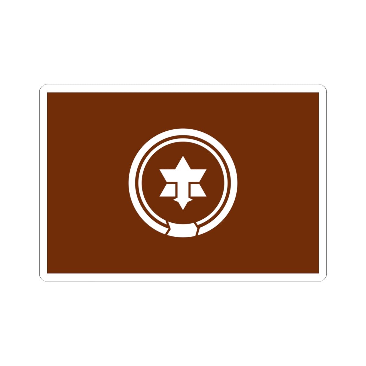 Flag of Matsumoto Nagano (Japan) STICKER Vinyl Kiss-Cut Decal