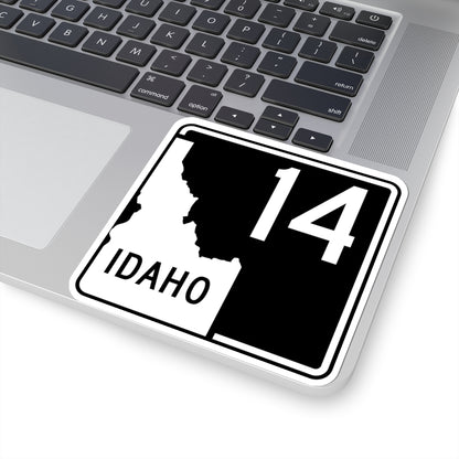 ID-14 (Idaho) (Road Sign) STICKER Vinyl Kiss-Cut Decal