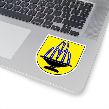 Scuol wappen (Switzerland) (Coat of Arms) STICKER Vinyl Kiss-Cut Decal