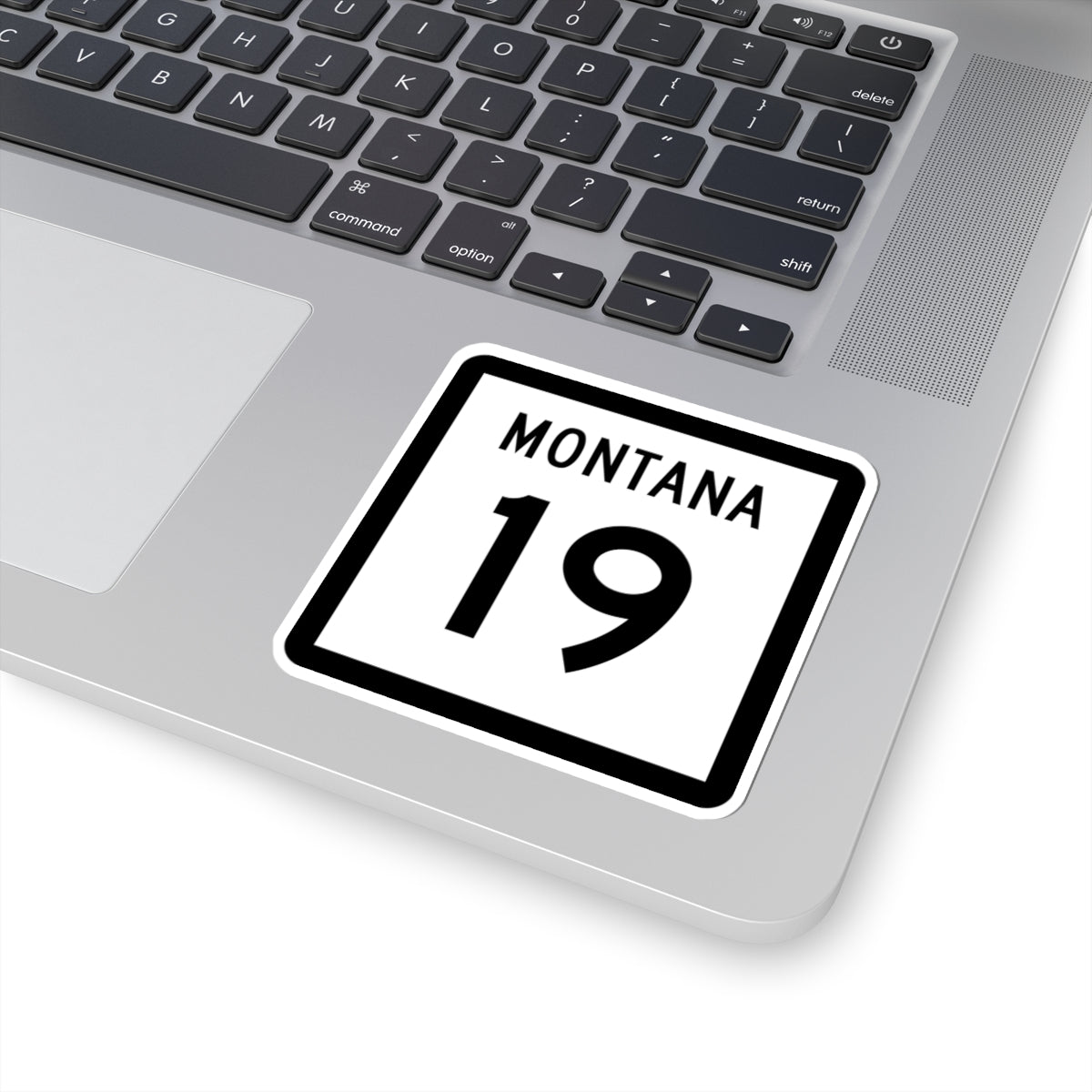MT-19 (Montana) (Road Sign) STICKER Vinyl Kiss-Cut Decal