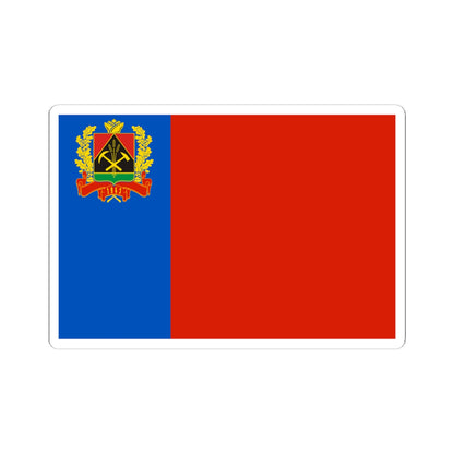 Flag of Kemerovo oblast 2003 (Russia) STICKER Vinyl Kiss-Cut Decal
