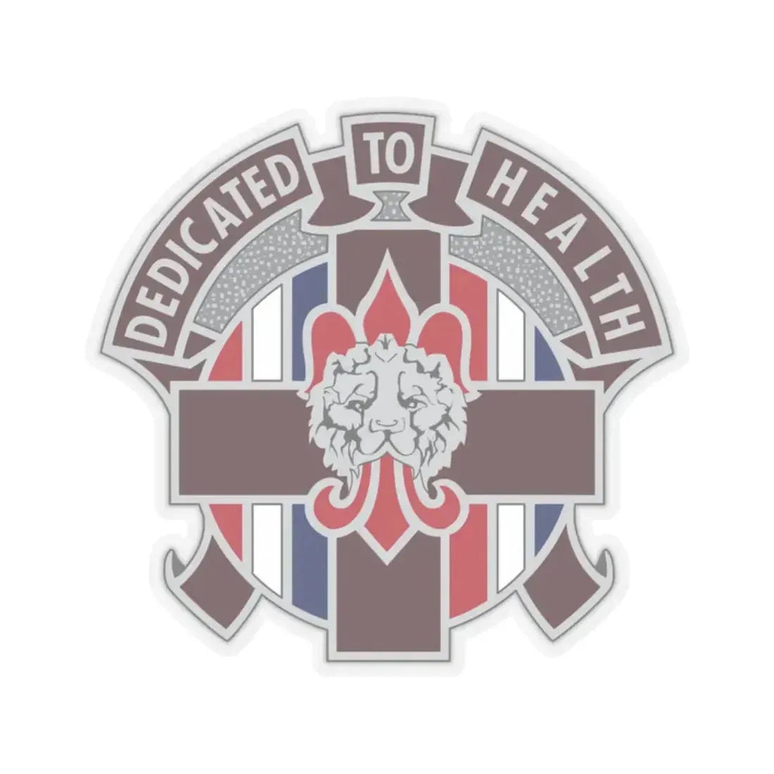 807 Medical Brigade 2 (U.S. Army) STICKER Vinyl Kiss-Cut Decal 2 Inch Transparent - The Sticker Space