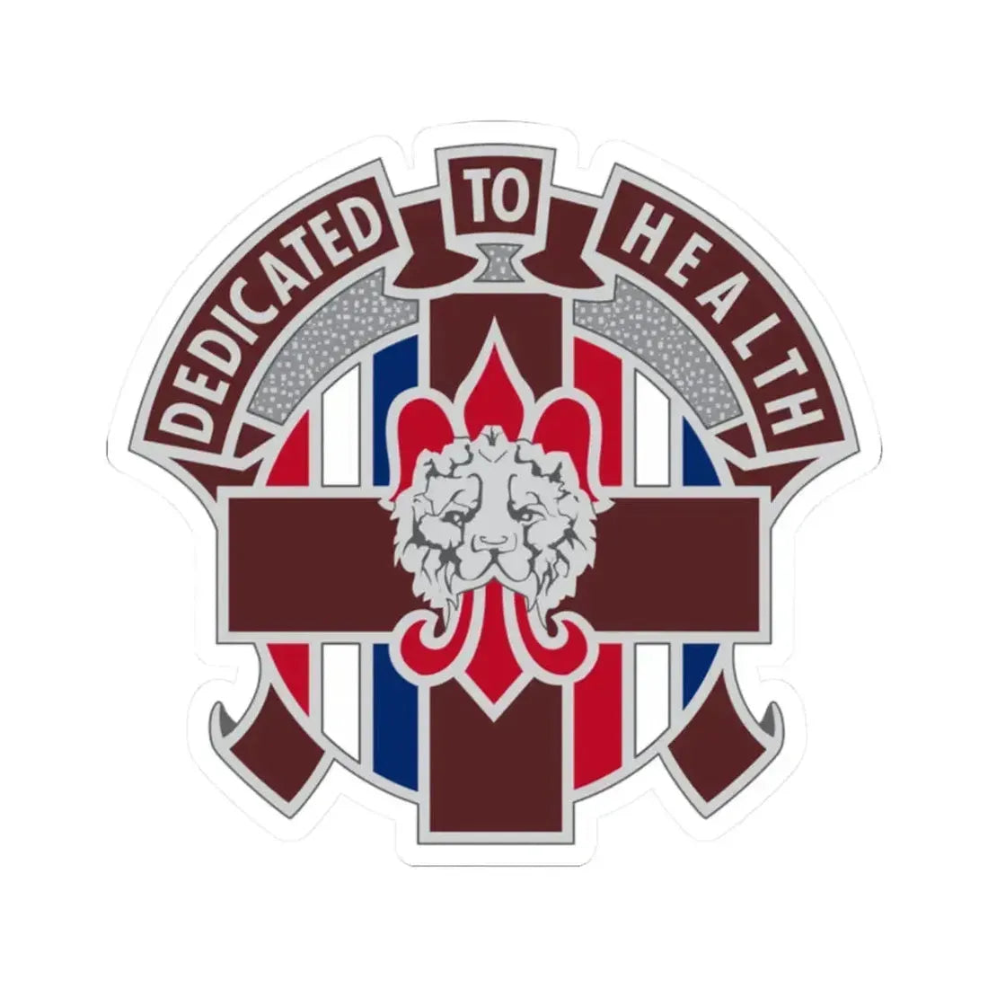 807 Medical Brigade 2 (U.S. Army) STICKER Vinyl Kiss-Cut Decal 2 Inch White - The Sticker Space