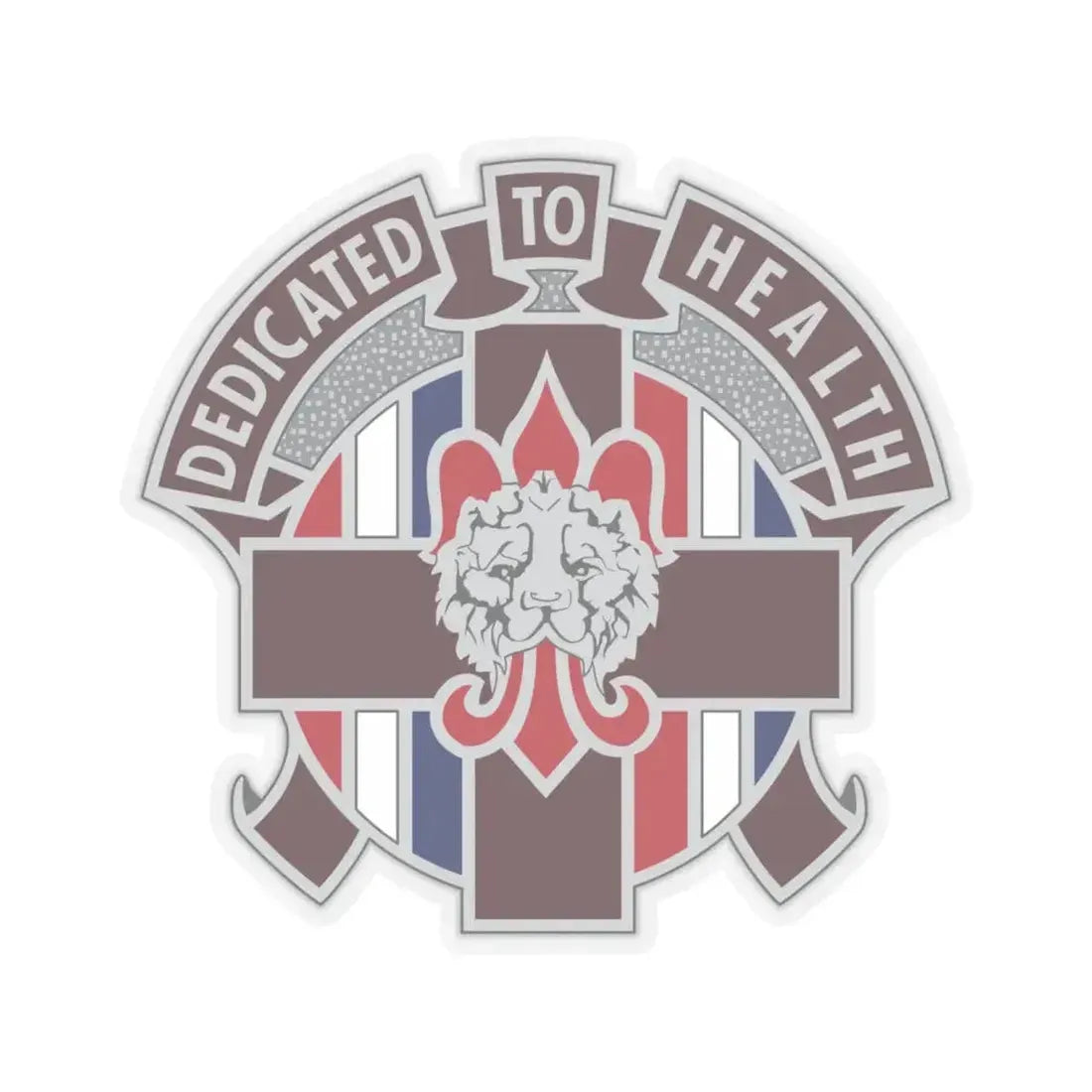 807 Medical Brigade 2 (U.S. Army) STICKER Vinyl Kiss-Cut Decal 6 Inch Transparent - The Sticker Space