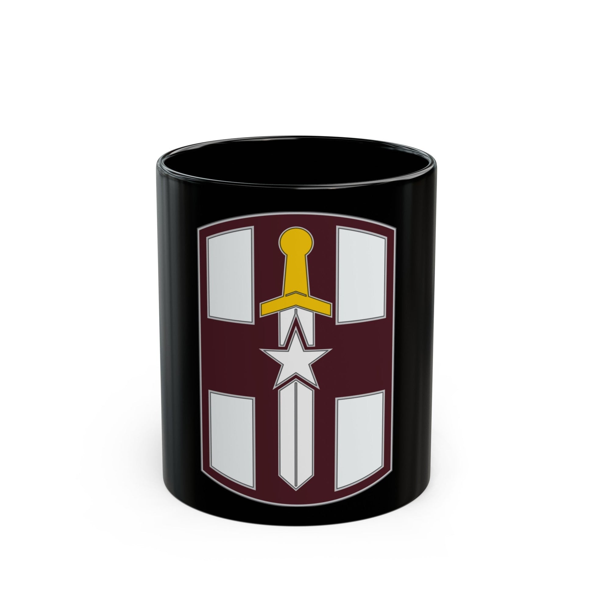 807 Medical Brigade 3 (U.S. Army) Black Coffee Mug-11oz-The Sticker Space