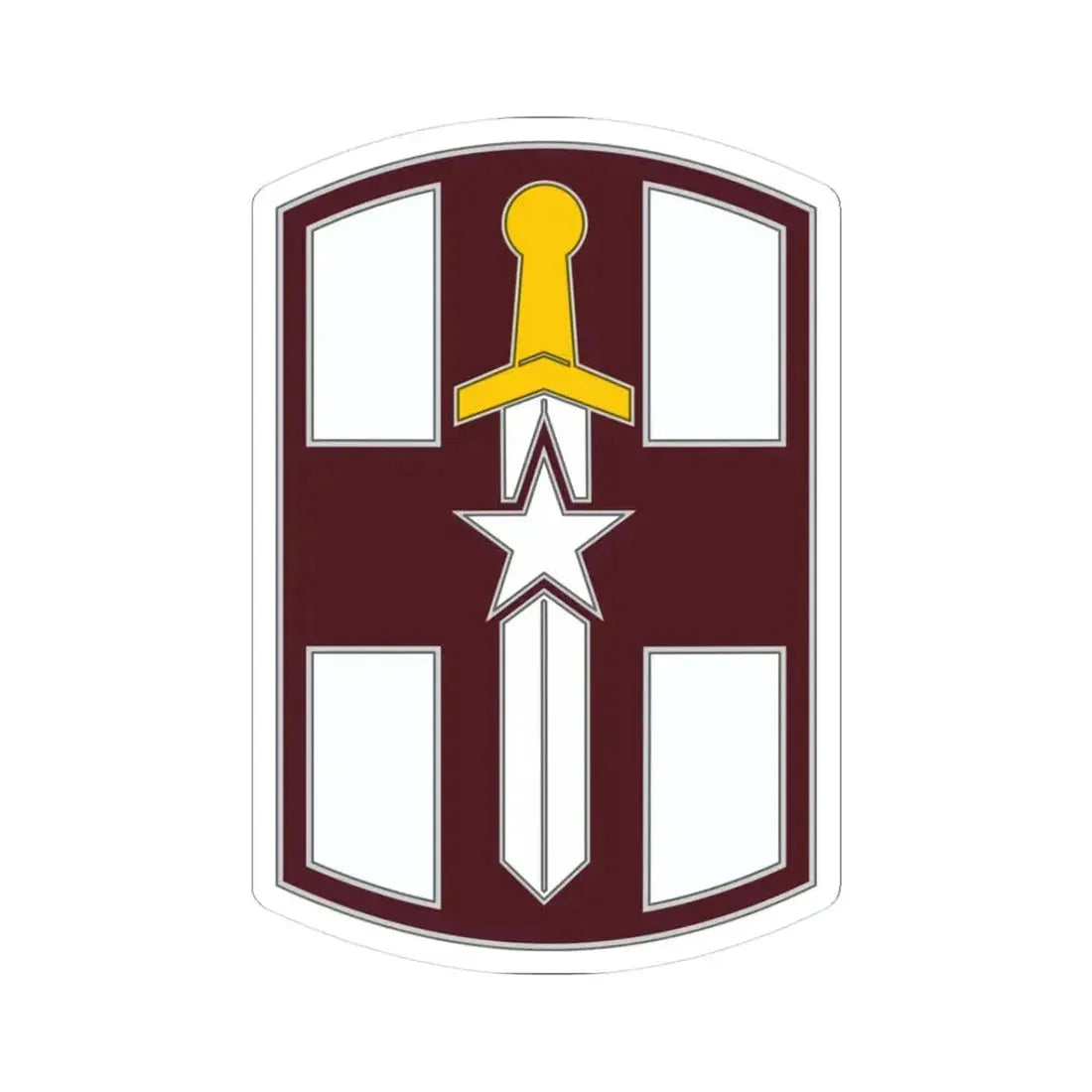 807 Medical Brigade 3 (U.S. Army) STICKER Vinyl Kiss-Cut Decal 3 Inch White - The Sticker Space
