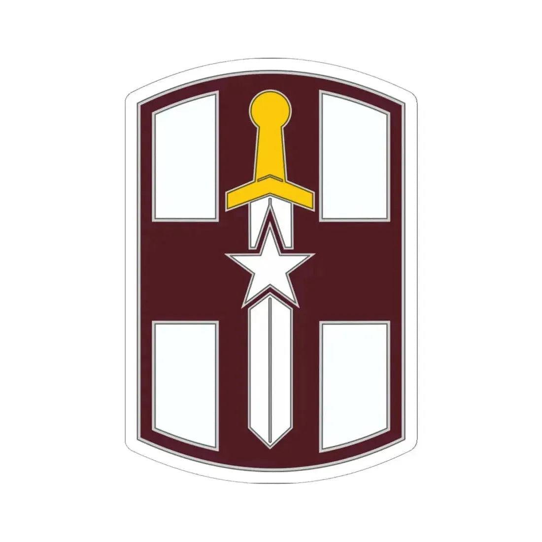 807 Medical Brigade 3 (U.S. Army) STICKER Vinyl Kiss-Cut Decal 6 Inch White - The Sticker Space