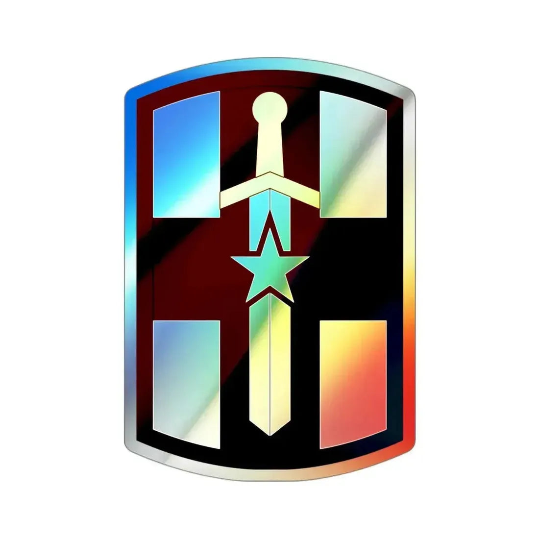 807 Medical Brigade (U.S. Army) Holographic STICKER Die-Cut Vinyl Decal - The Sticker Space