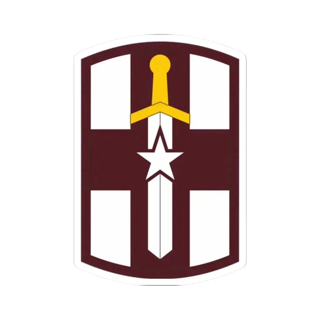 807 Medical Brigade (U.S. Army) STICKER Vinyl Kiss-Cut Decal 2 Inch White - The Sticker Space