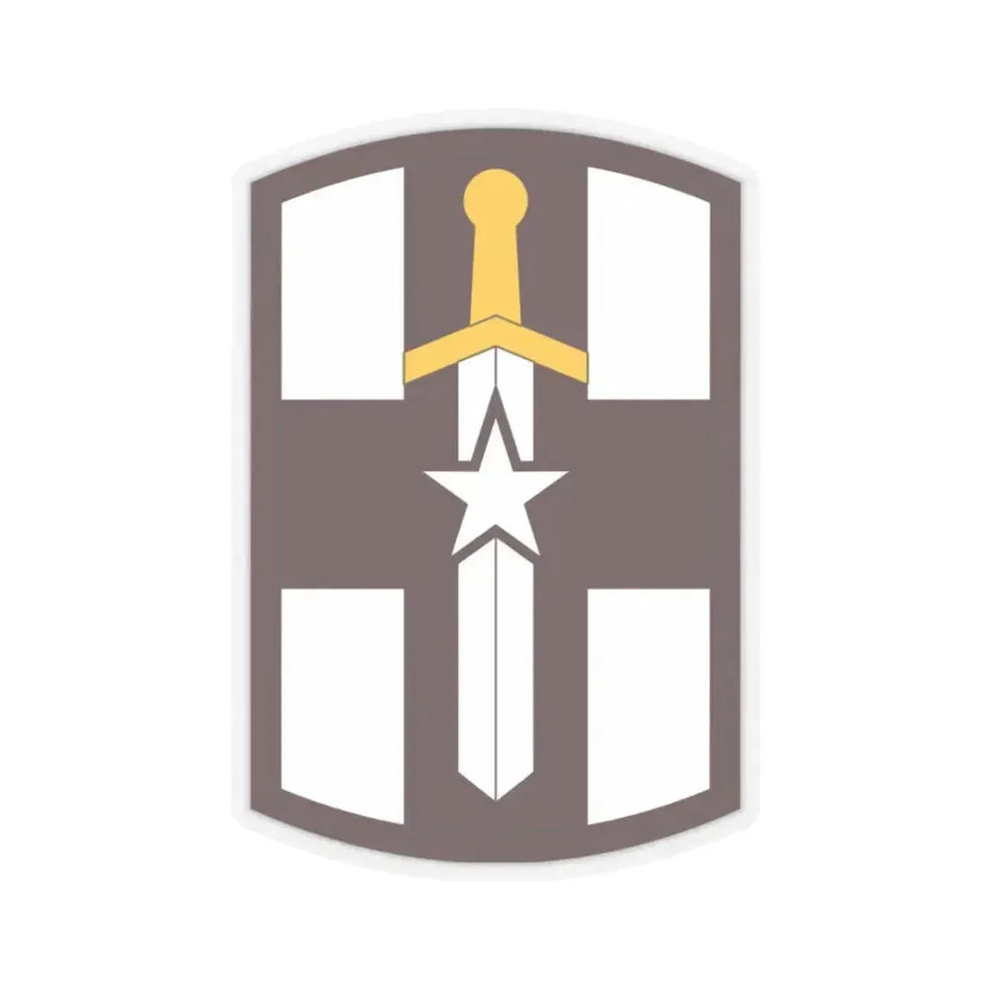 807 Medical Brigade (U.S. Army) STICKER Vinyl Kiss-Cut Decal 3 Inch Transparent - The Sticker Space
