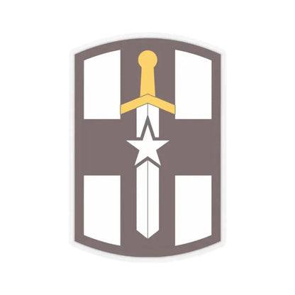 807 Medical Brigade (U.S. Army) STICKER Vinyl Kiss-Cut Decal 3 Inch Transparent - The Sticker Space