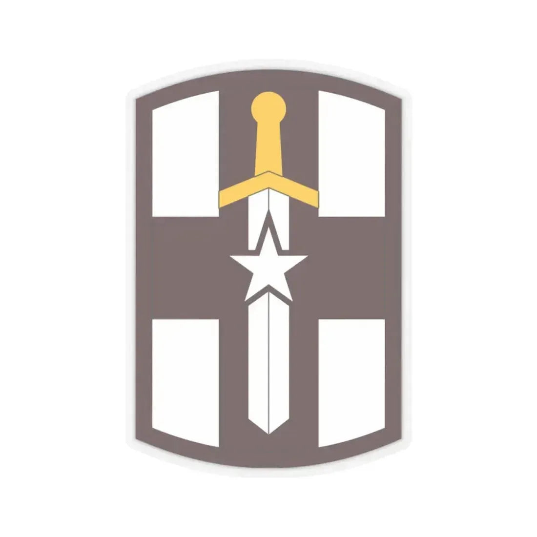 807 Medical Brigade (U.S. Army) STICKER Vinyl Kiss-Cut Decal 4 Inch Transparent - The Sticker Space