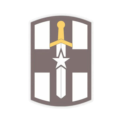 807 Medical Brigade (U.S. Army) STICKER Vinyl Kiss-Cut Decal 4 Inch Transparent - The Sticker Space