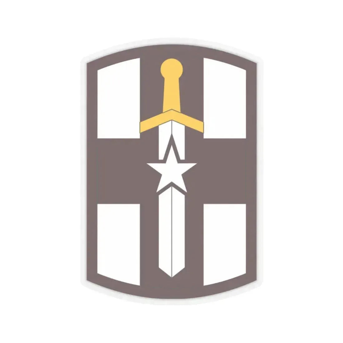 807 Medical Brigade (U.S. Army) STICKER Vinyl Kiss-Cut Decal 6 Inch Transparent - The Sticker Space