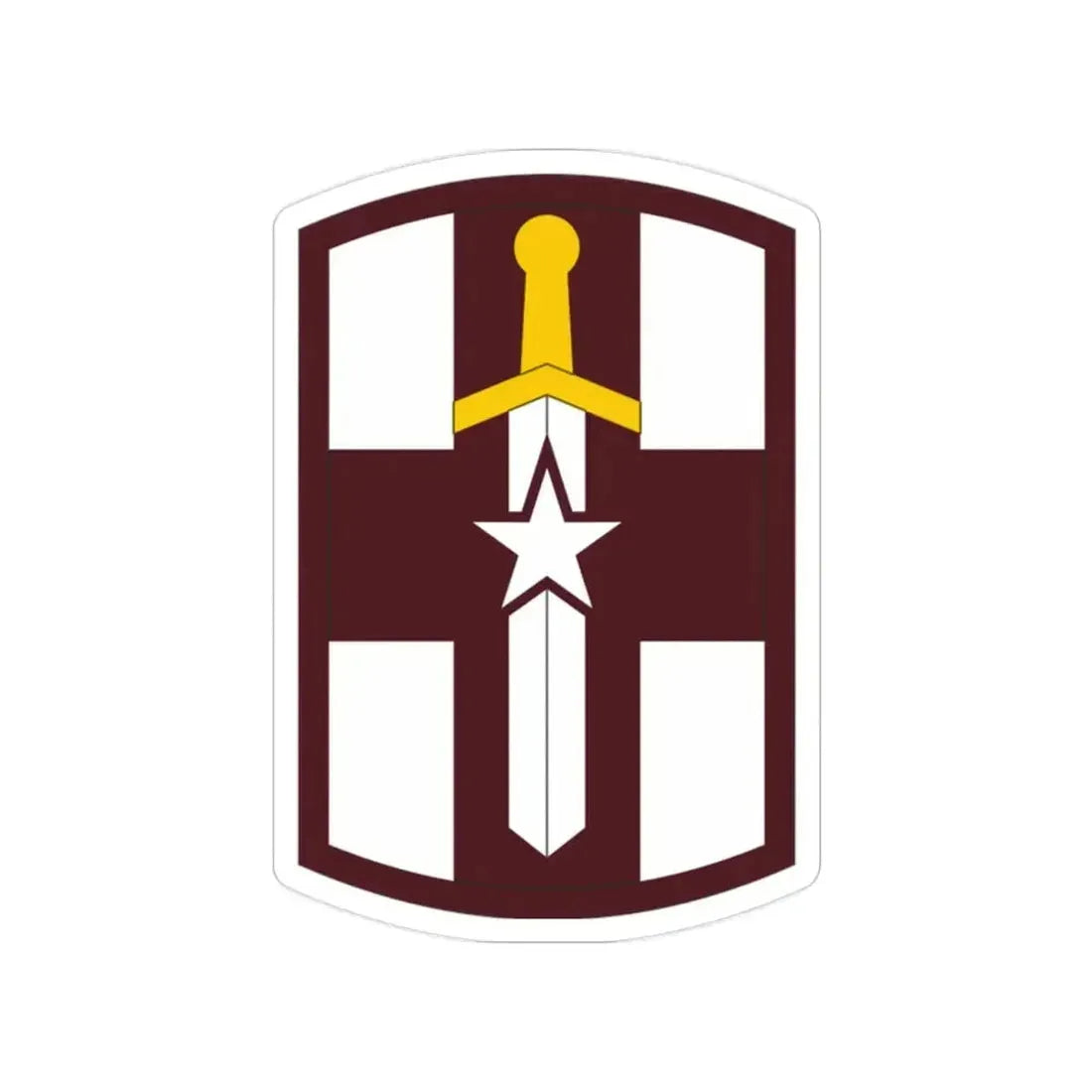 807 Medical Brigade (U.S. Army) Transparent STICKER Die-Cut Vinyl Decal 2 Inch - The Sticker Space