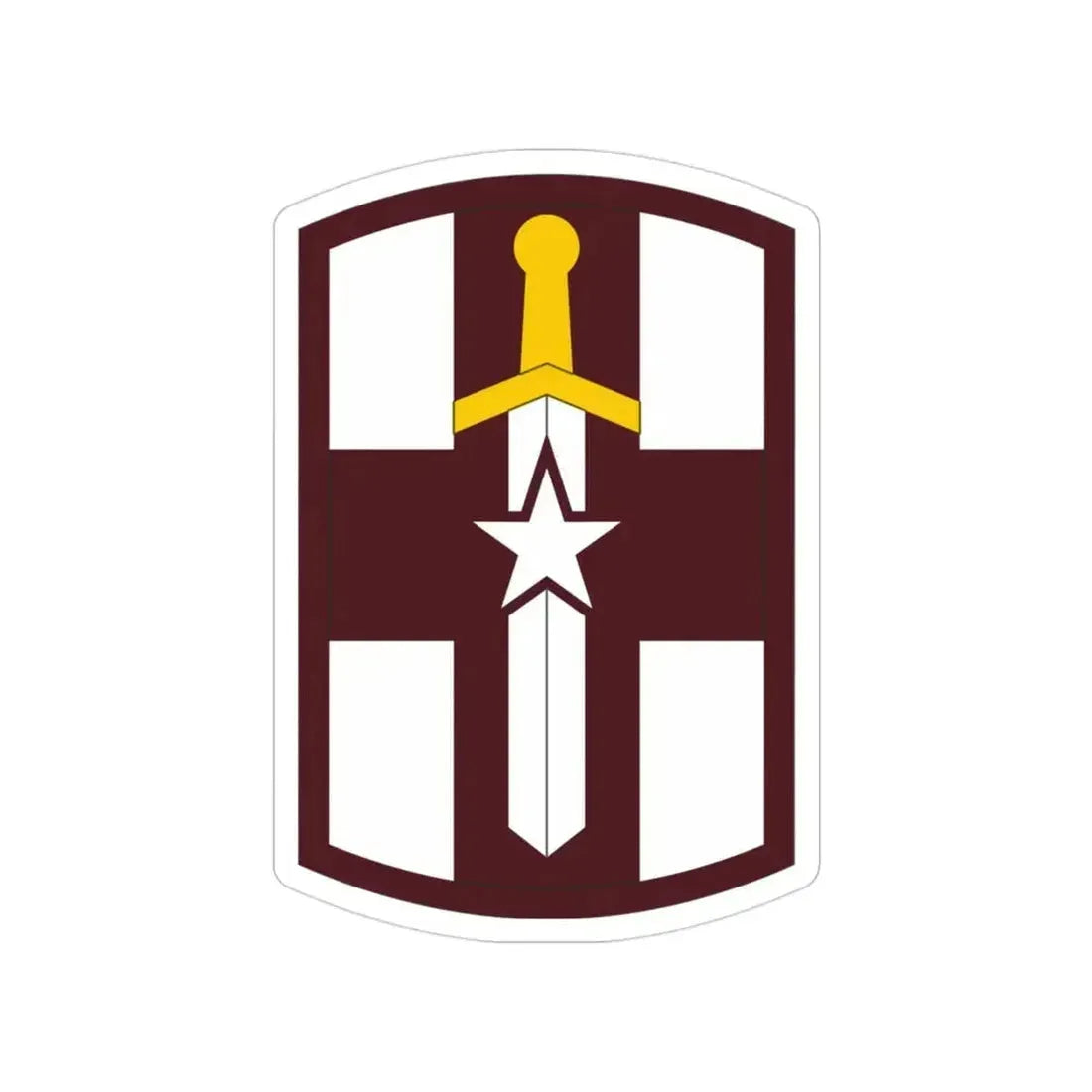 807 Medical Brigade (U.S. Army) Transparent STICKER Die-Cut Vinyl Decal 3 Inch - The Sticker Space