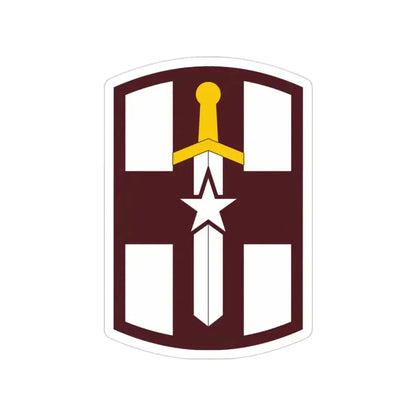 807 Medical Brigade (U.S. Army) Transparent STICKER Die-Cut Vinyl Decal 3 Inch - The Sticker Space