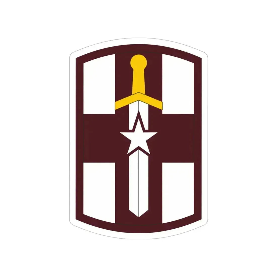 807 Medical Brigade (U.S. Army) Transparent STICKER Die-Cut Vinyl Decal 4 Inch - The Sticker Space