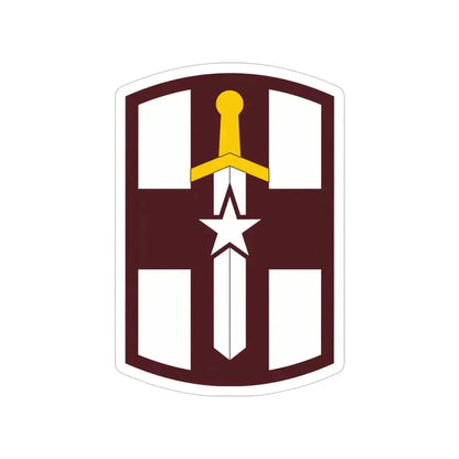 807 Medical Brigade (U.S. Army) Transparent STICKER Die-Cut Vinyl Decal 4 Inch - The Sticker Space