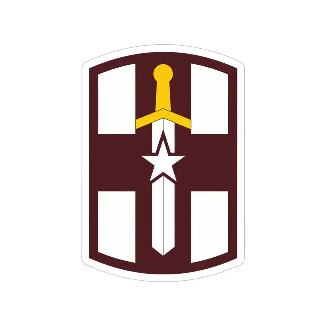 807 Medical Brigade (U.S. Army) Transparent STICKER Die-Cut Vinyl Decal 5 Inch - The Sticker Space