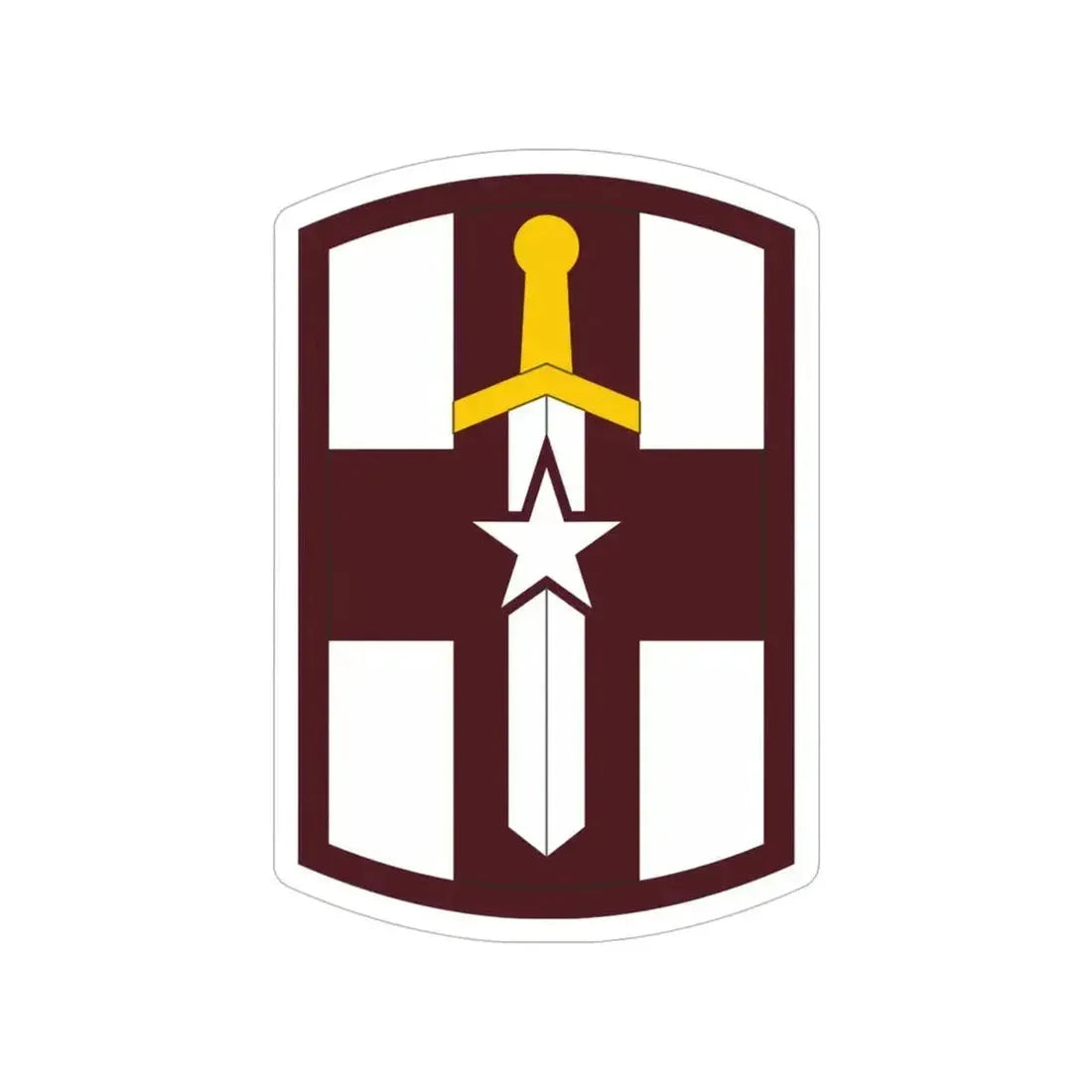 807 Medical Brigade (U.S. Army) Transparent STICKER Die-Cut Vinyl Decal 6 Inch - The Sticker Space