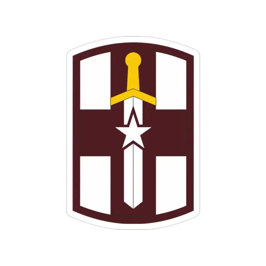 807 Medical Brigade (U.S. Army) Transparent STICKER Die-Cut Vinyl Decal - The Sticker Space
