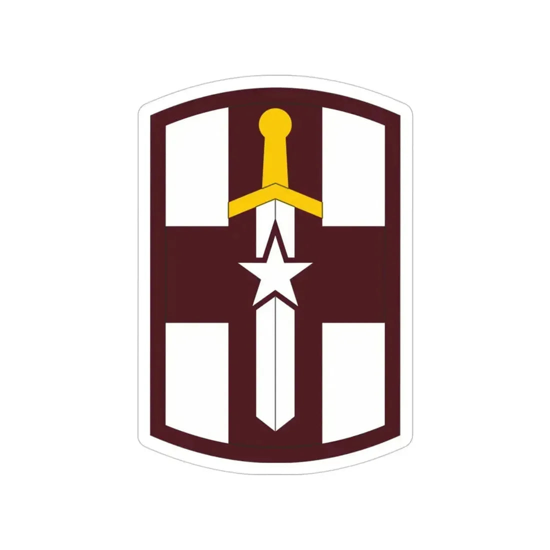 807 Medical Brigade (U.S. Army) Transparent STICKER Die-Cut Vinyl Decal - The Sticker Space
